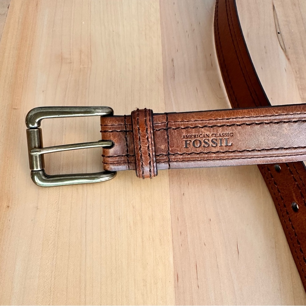 Fossil American classic genuine leather belt 34